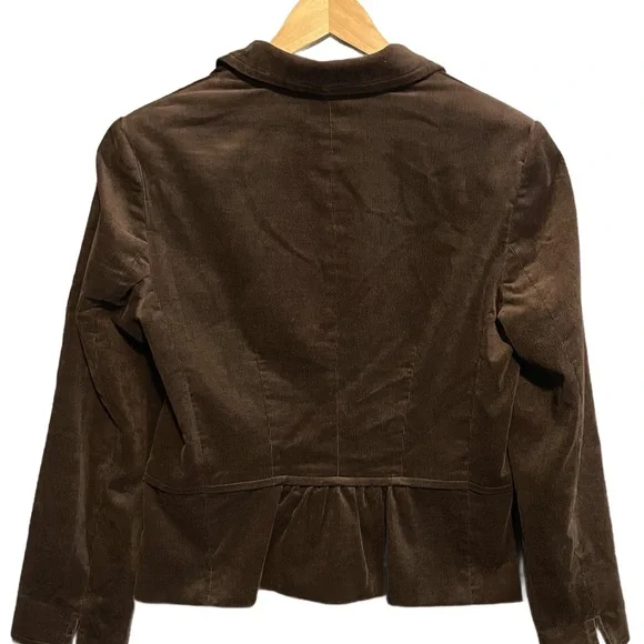 Talbots Women's Chocolate Brown Blazer - Picture 2 of 3